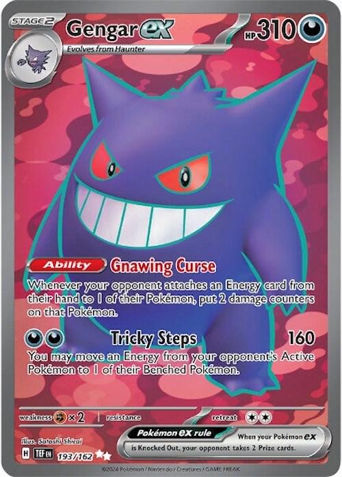 Gengar ex 193/162 – Temporal Forces | English | Ready to Ship
