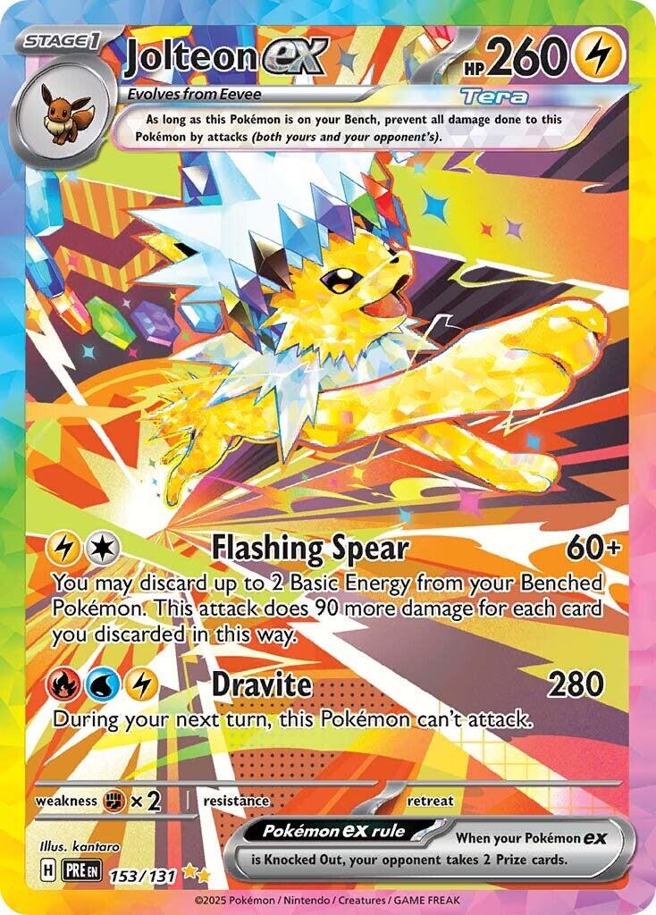 Jolteon ex 153/131 – Prismatic Evolutions | English | Ready to Ship