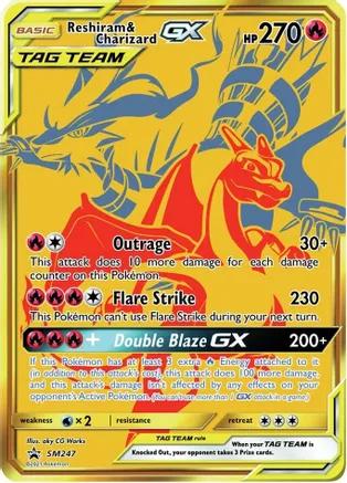 Reshiram & Charizard GX SM247 – Pokémon Promo
