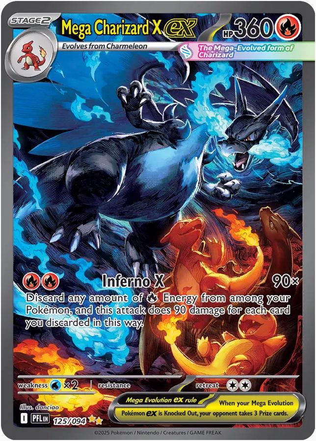 Mega Charizard X ex 125/094 – Phantasmal Flames – Special Illustration Rare