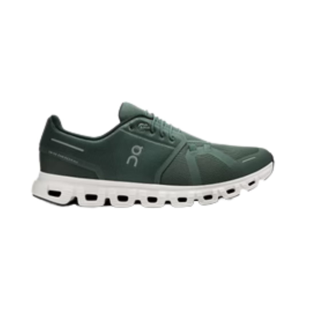 On Running Cloud 6 Olive Evergreen - LaceUp Club – Laceupclub
