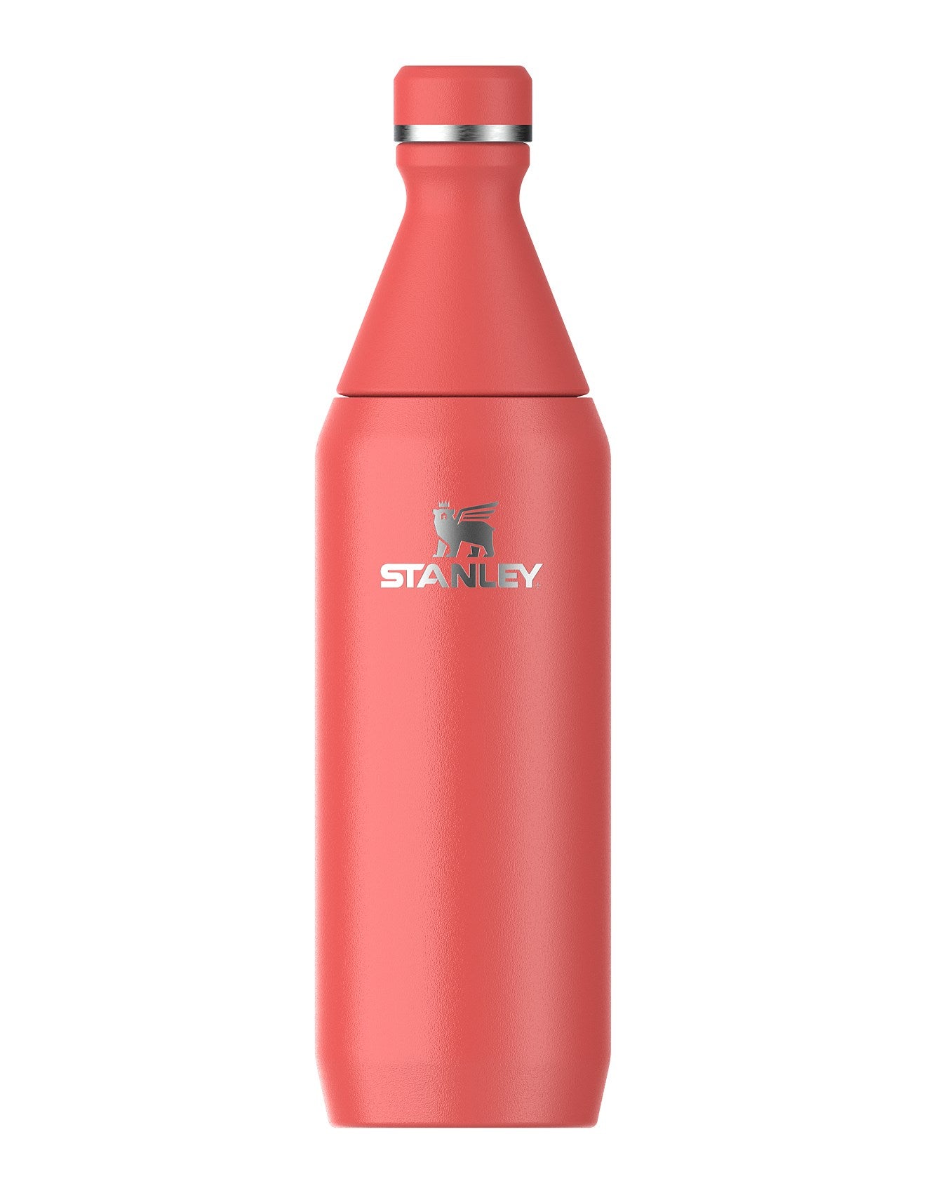 Stanley All Day Slim Bottle 20oz – Hot Coral Gloss | Insulated Bottle