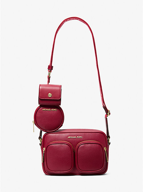 Michael Kors Jet Set Travel Medium Leather Messenger Bag
