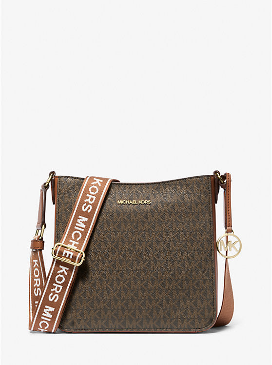 Michael Kors Jet Set Travel Small Signature Logo Messenger Bag