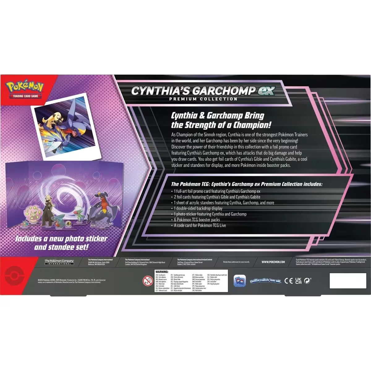 Pokémon TCG: Cynthia’s Garchomp ex Premium Collection