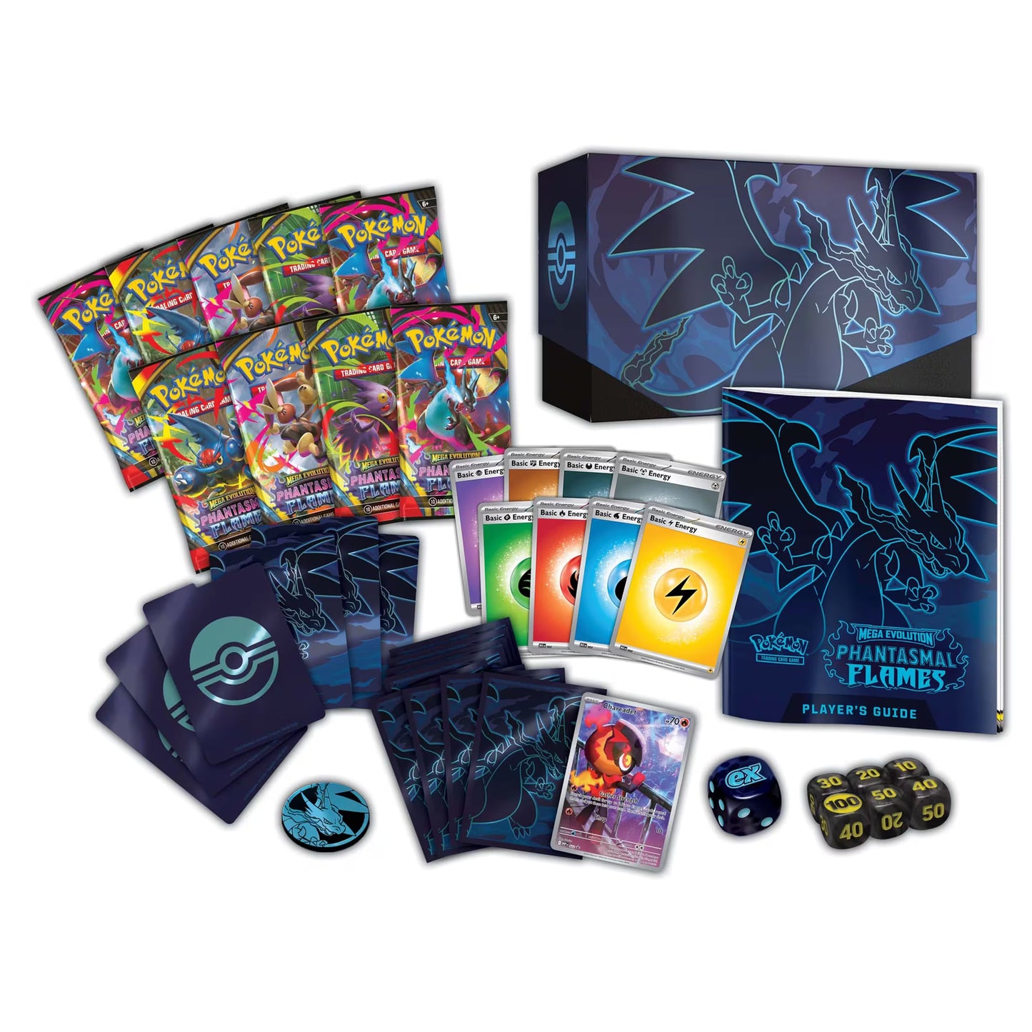 Pokémon TCG Mega Evolutions 2 – Phantasmal Flames Elite Trainer Box|Laceupclub