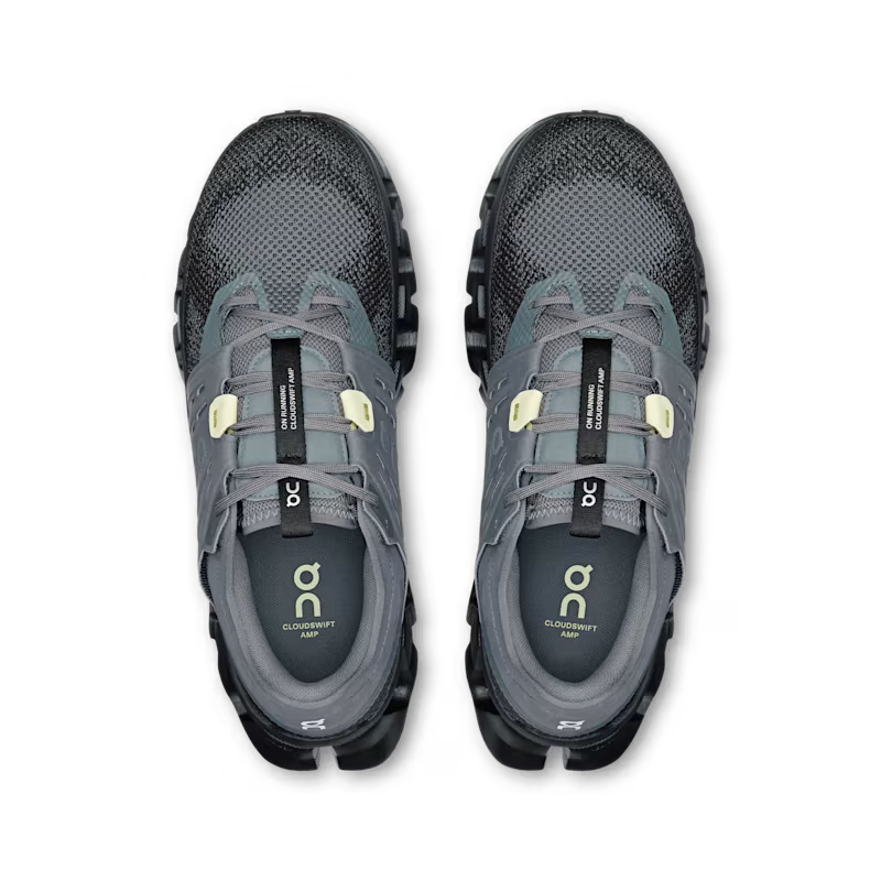 On Cloudswift Amp Men's Shoes - Stone Black