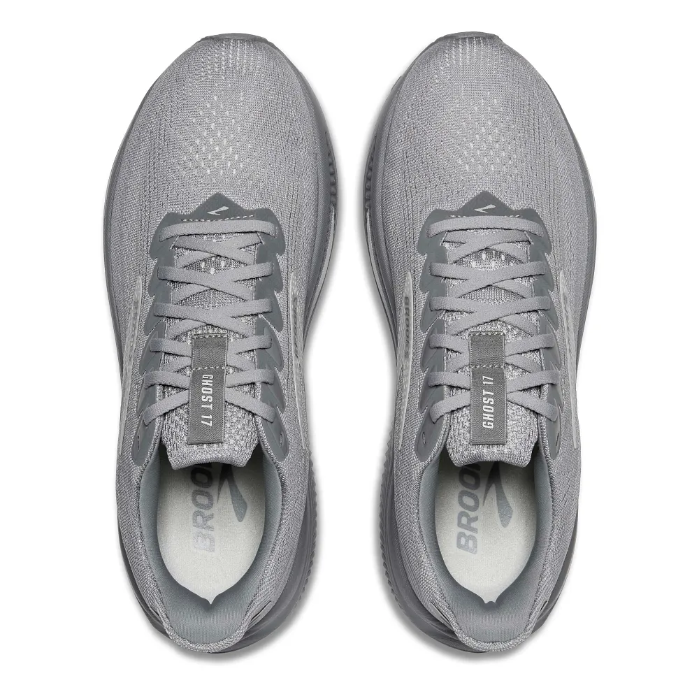 Brooks Ghost 17 Men Running Shoes – Grey/Oyster Mushroom