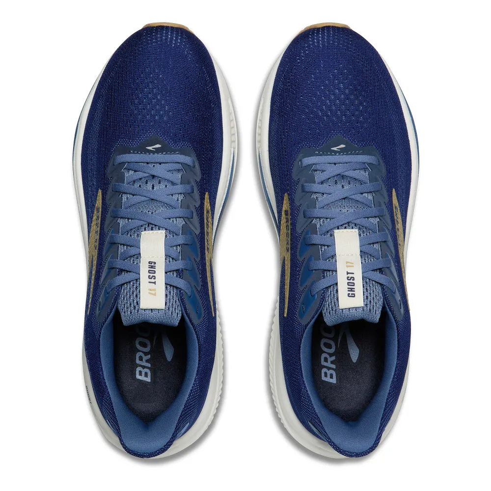 Brooks Ghost 17 Men Running Shoes – Blue/Moonlight
