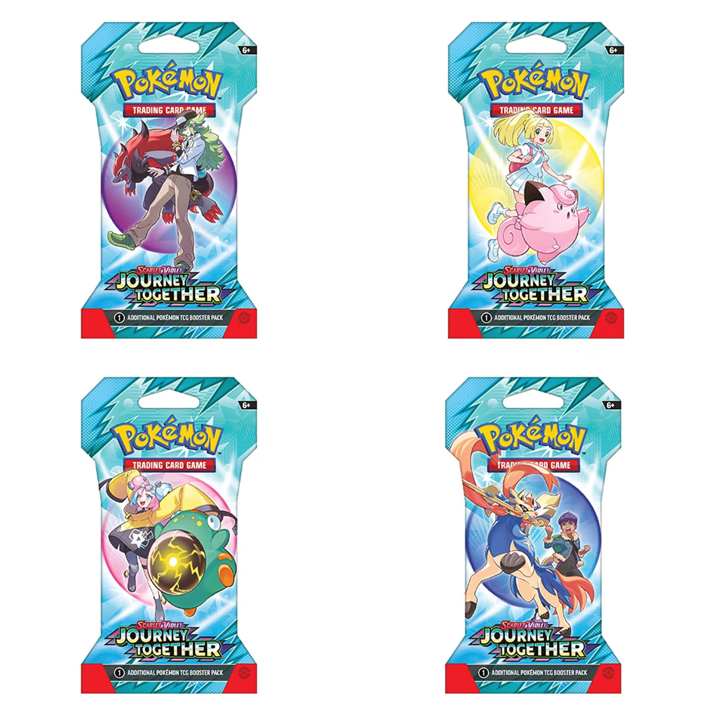 Pokmon TCG: Scarlet & Violet Journey Together Blister Pack (Assorted) - LaceUp Club Laceupclub Pokmon TCG: Scarlet & Violet Journey Together Blister Pack (Assorted) - LaceUp Club Laceupclub