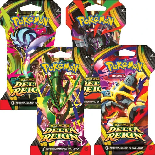 Pokémon TCG: Mega Evolution—Delta Reign Sleeved Blister – English (Assorted)