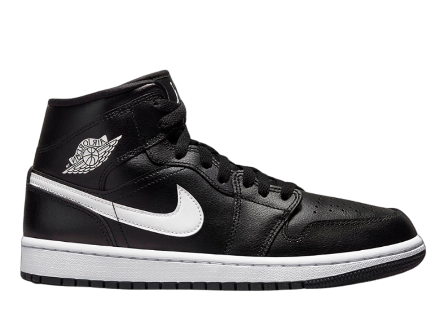 Jordan 1 Mid Black Panda - Laceupclub