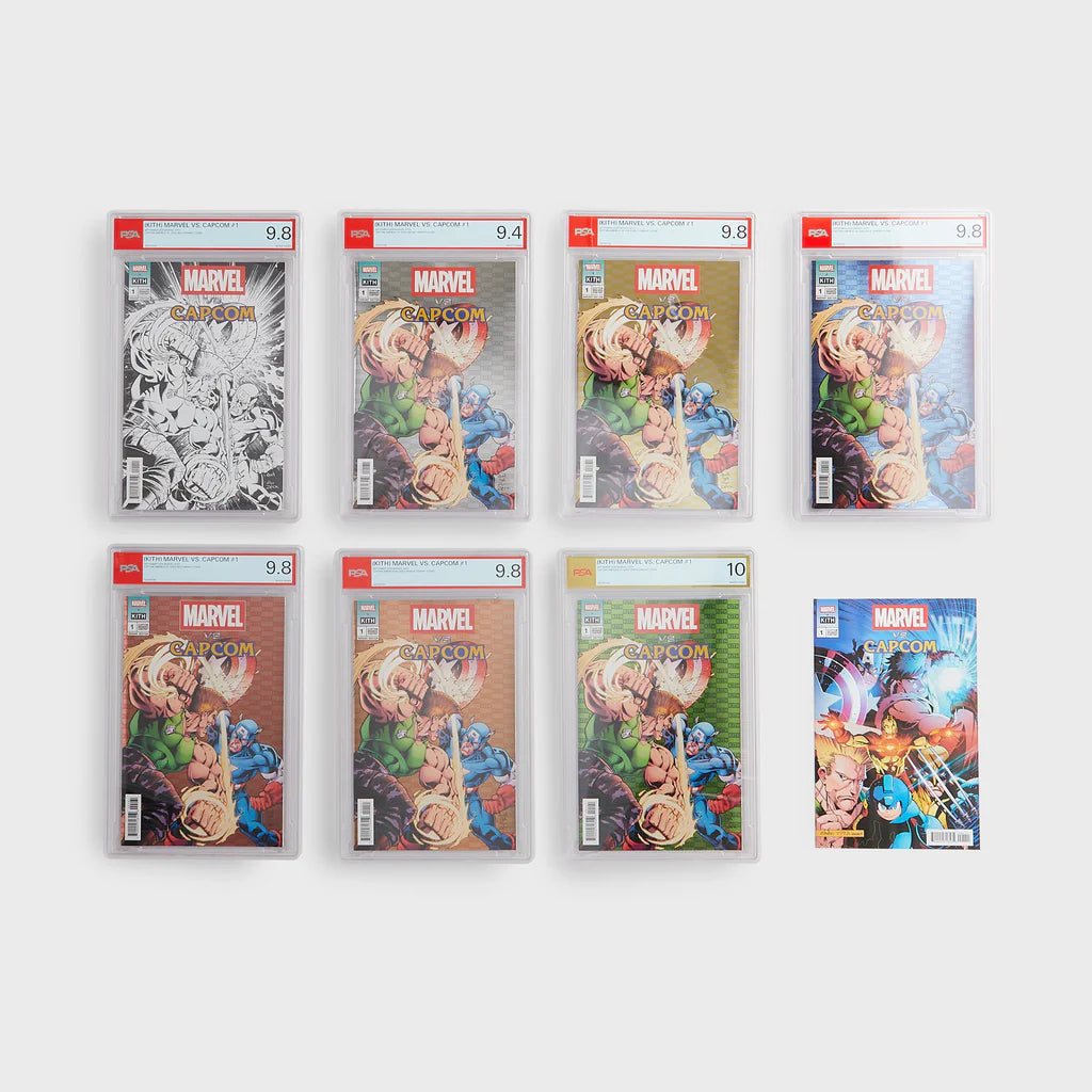 Kith × ASICS Kayano 12.1 Captain America vs Guile Double Box