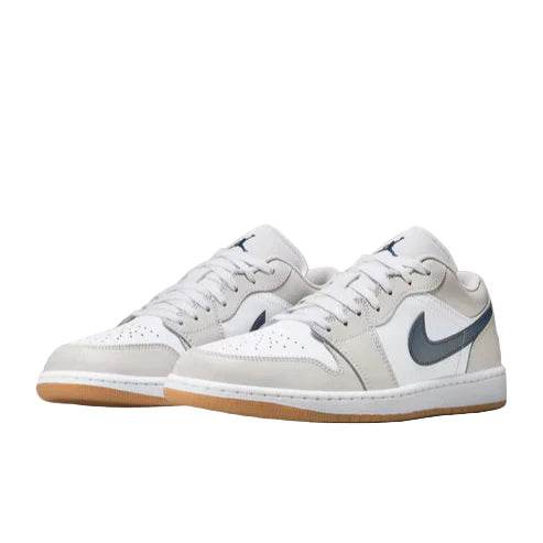 Air Jordan 1 Low Midnight Navy Neutral Grey - Laceupclub