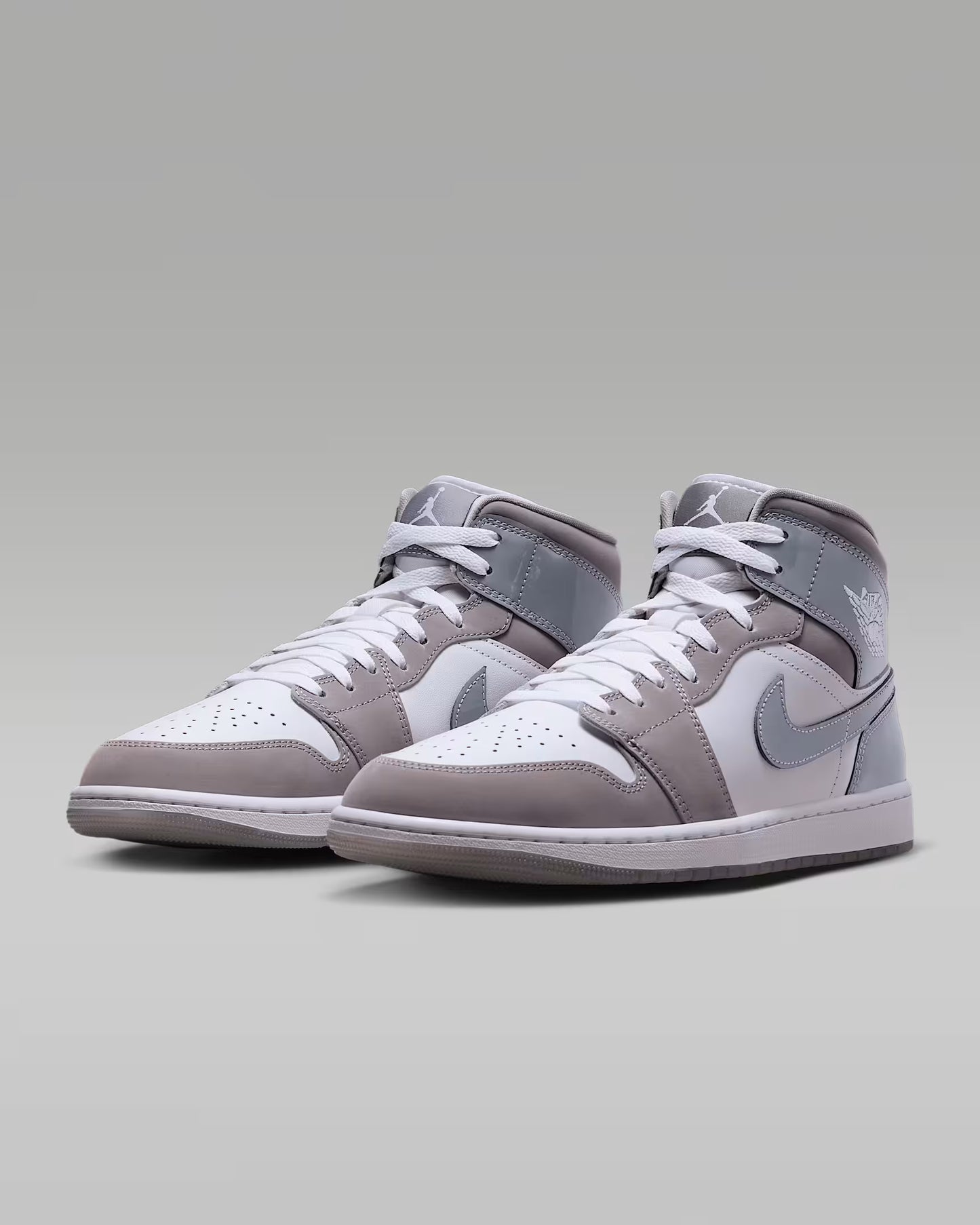 Jordan 1 Mid Cool Grey - Laceupclub