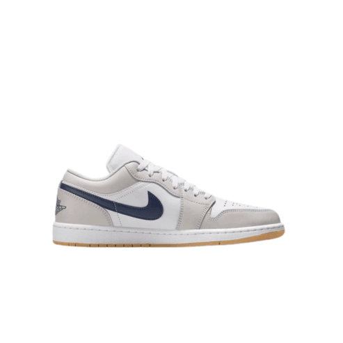 Air Jordan 1 Low Midnight Navy Neutral Grey - Laceupclub
