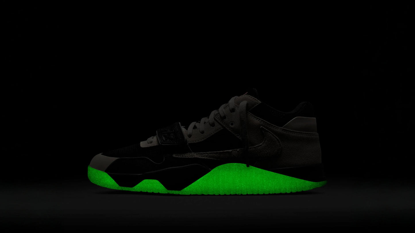 Air Jordan x Travis Scott x Chase B CJ1 T‑Rexx – Black/Night Silver