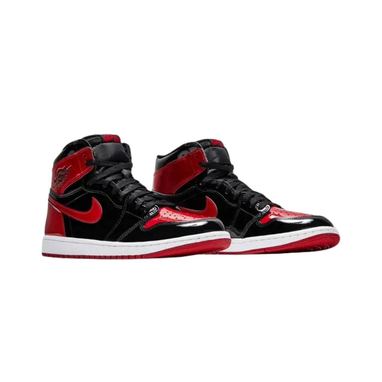 Jordan 1 High Patent Bred - Laceupclub