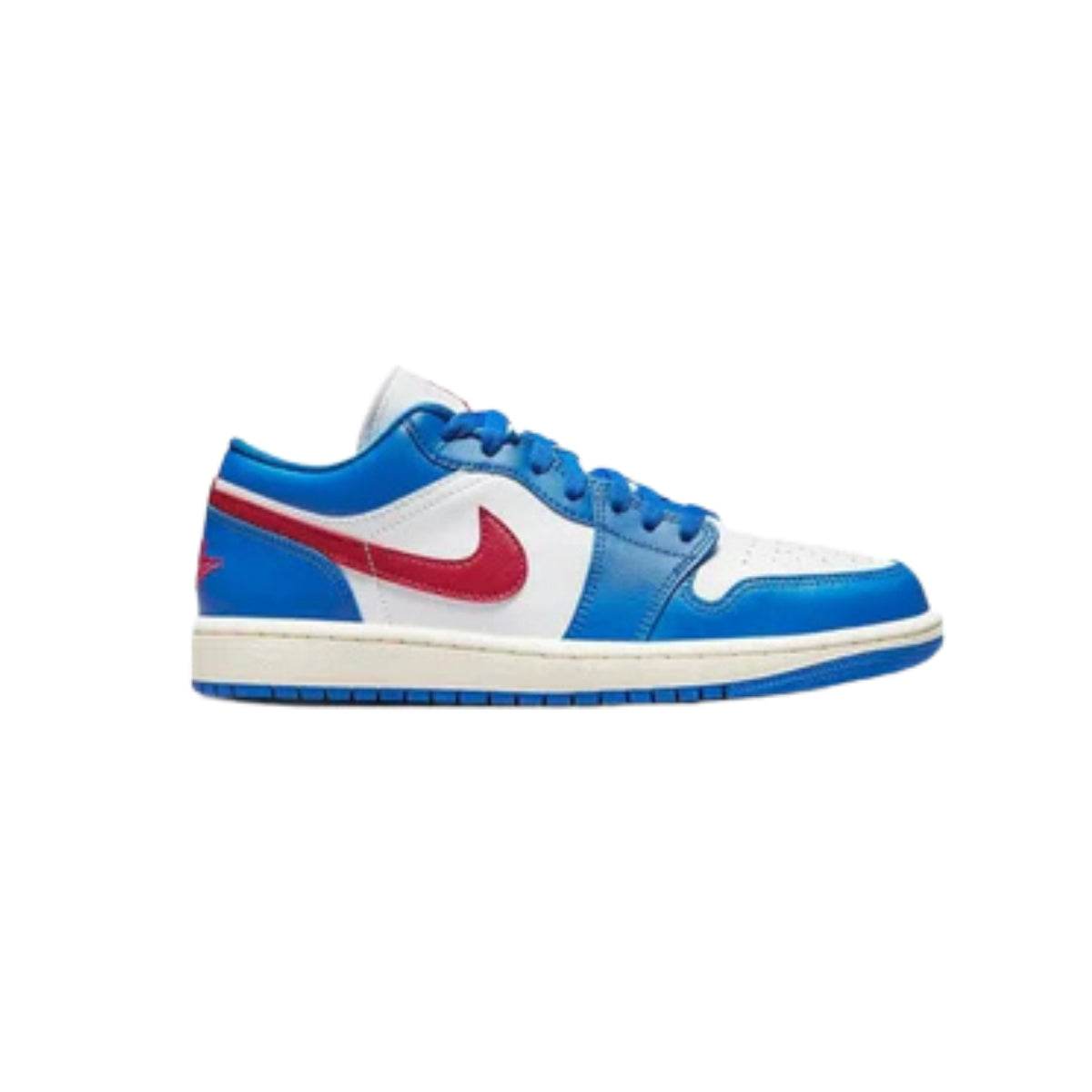 Jordan 1 Low Sport Blue Gym Red - Laceupclub