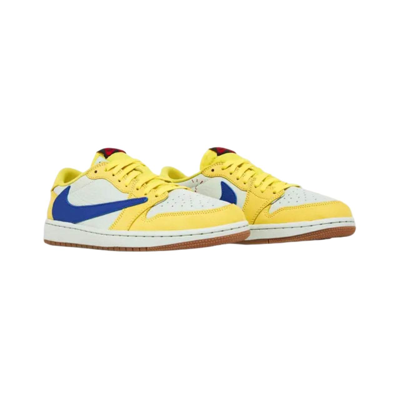 Jordan 1 Low Travis Canary - Laceupclub