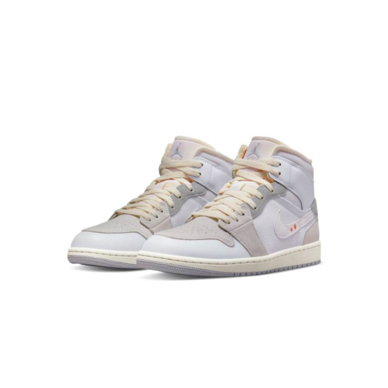 Jordan 1 Mid Craft White - Laceupclub