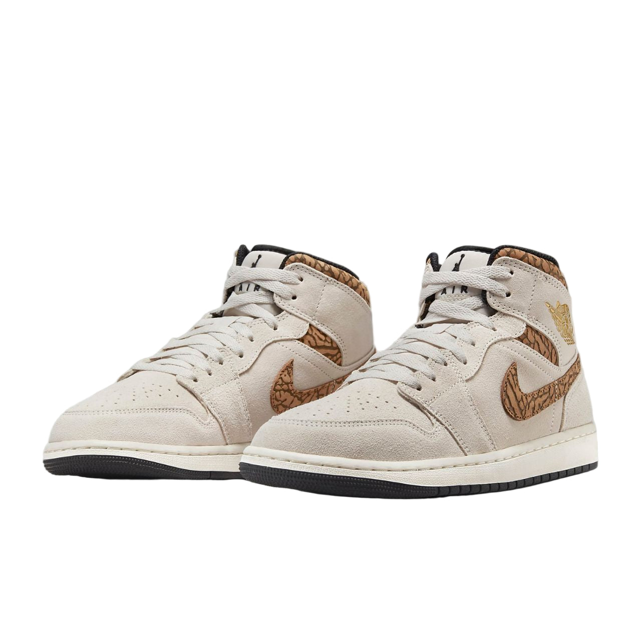 Jordan 1 Mid Light Orewood Brown