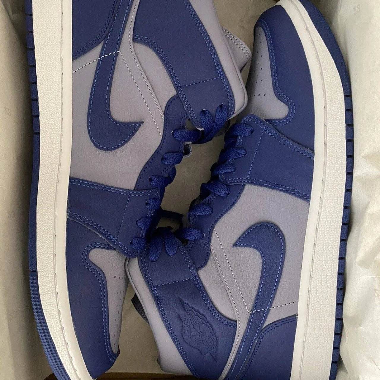Jordan 1 Mid Iron Purple - Laceupclub