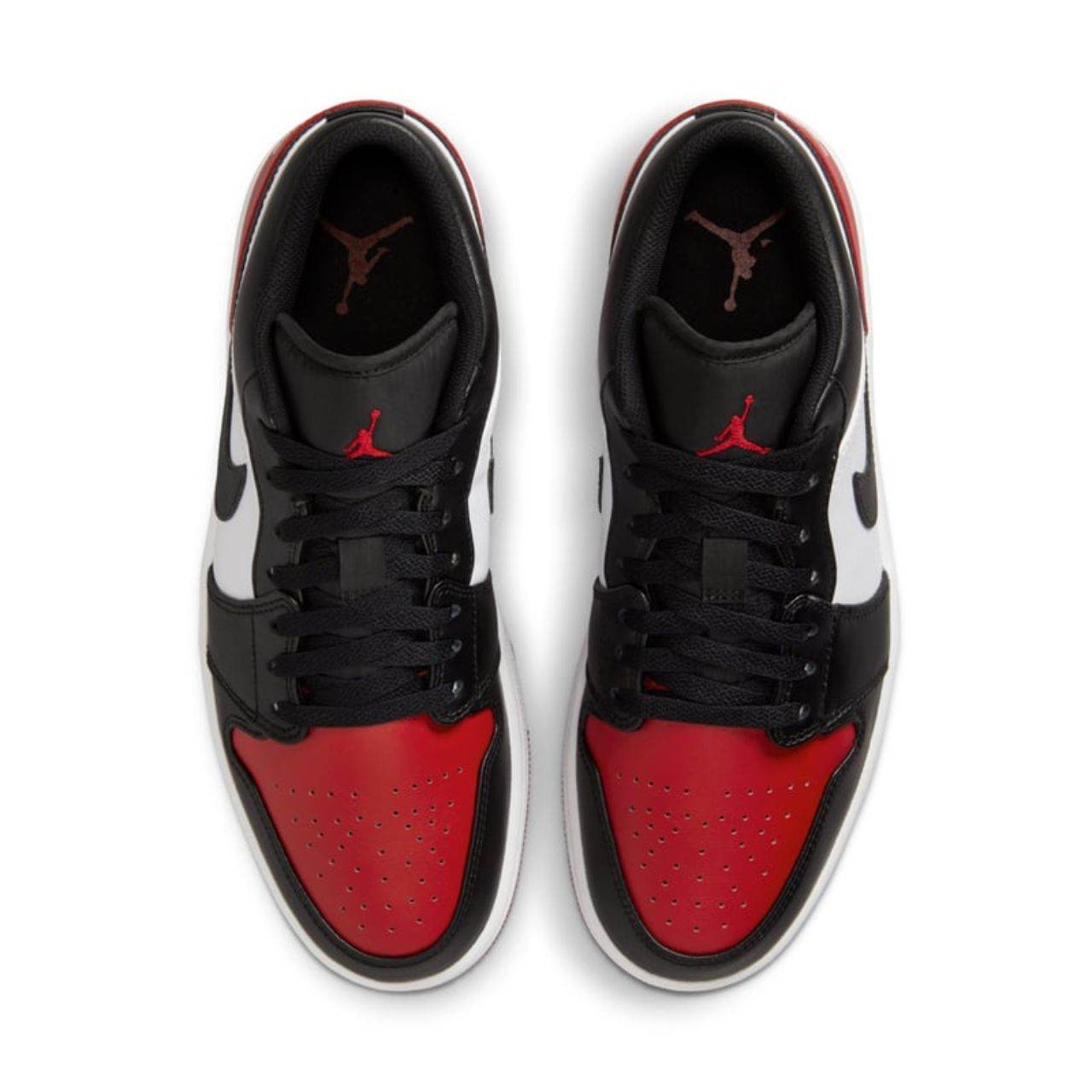 Jordan 1 Low Bred Toe 2.0 - Laceupclub
