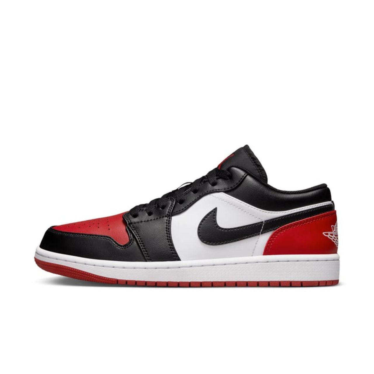 Jordan 1 Low Bred Toe 2.0 - Laceupclub