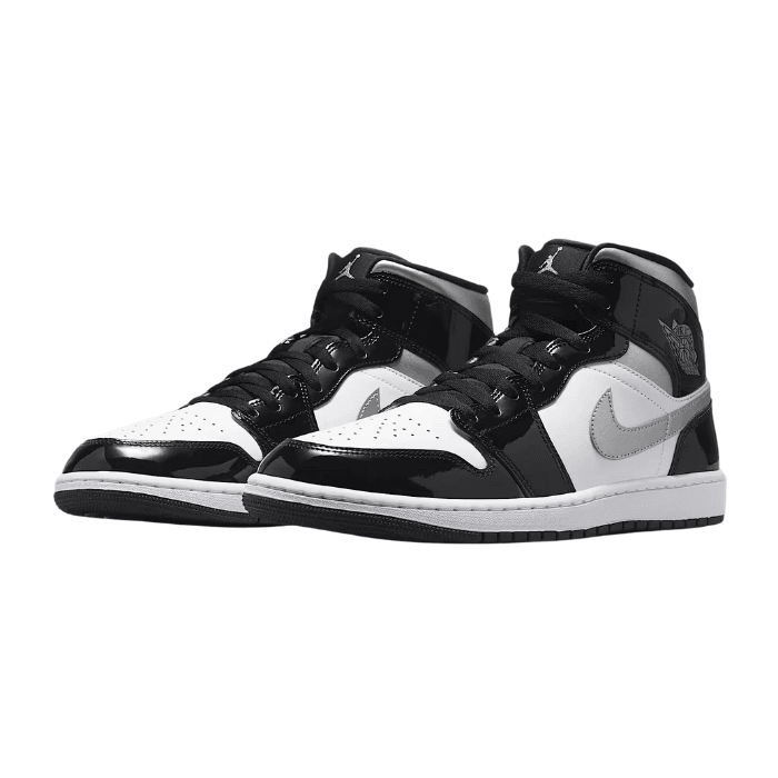 Jordan 1 Mid Metallic Silver - Laceupclub