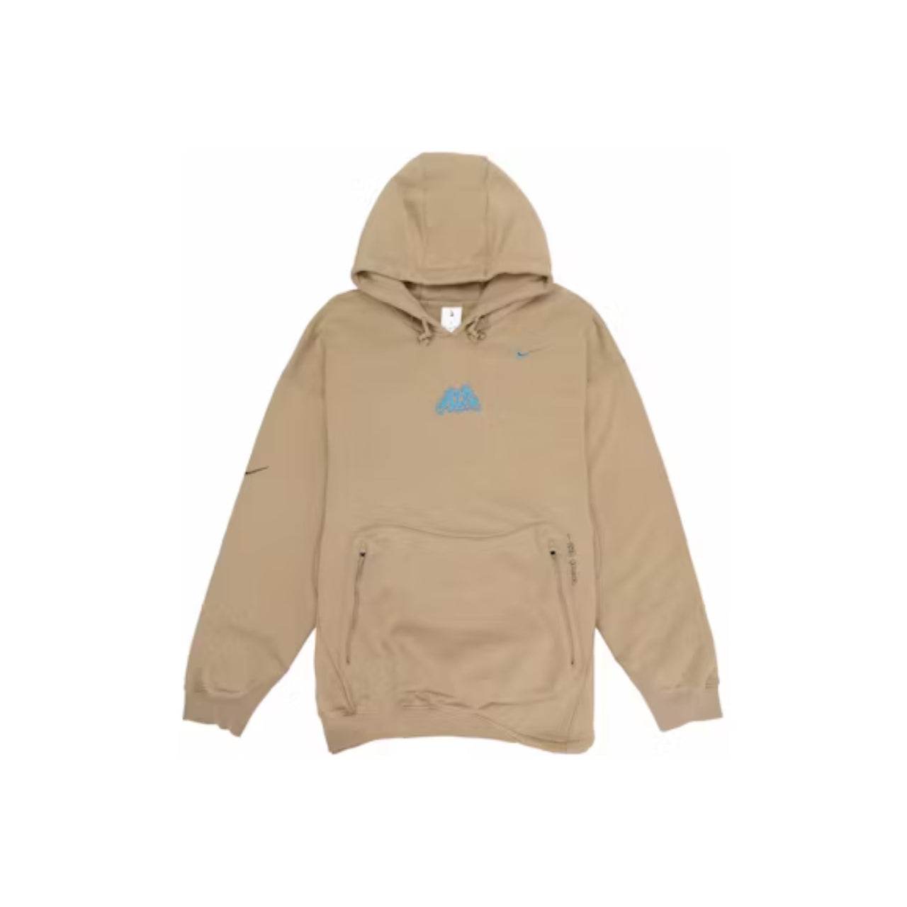 Nike Off White Hoodie Biege - Laceupclub