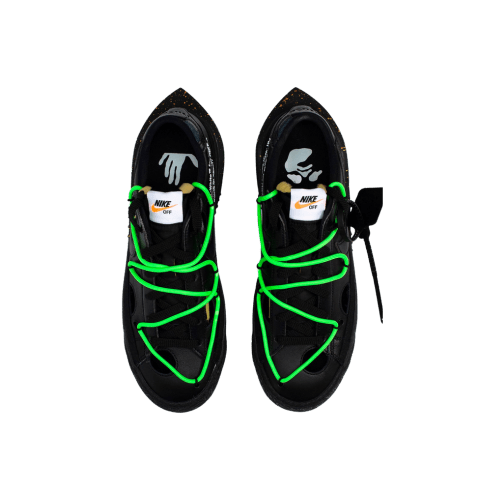 Off White X Nike Blazer Low Black - Laceupclub