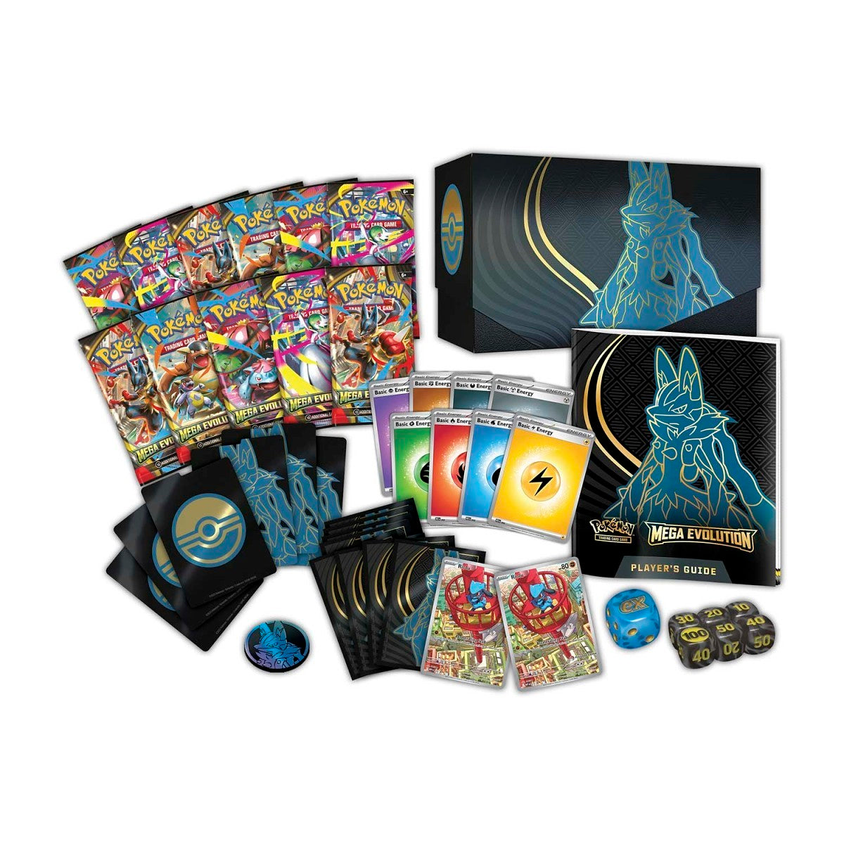 Pokémon TCG: Mega Evolution (ME01) Pokémon Center ETB Pair – Mega Lucario & Mega Gardevoir