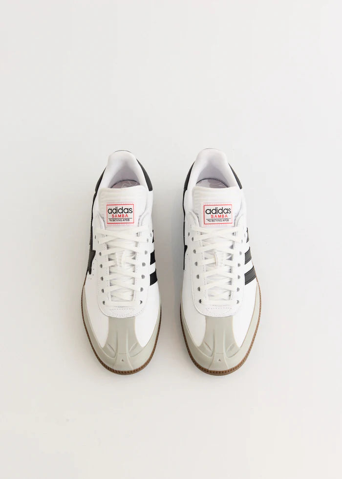 Adidas Samba BAPE White Gum – JR9246 (Limited Edition)