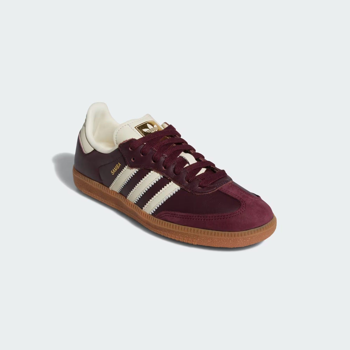 Adidas Originals Samba OG Maroon Gold Metallic