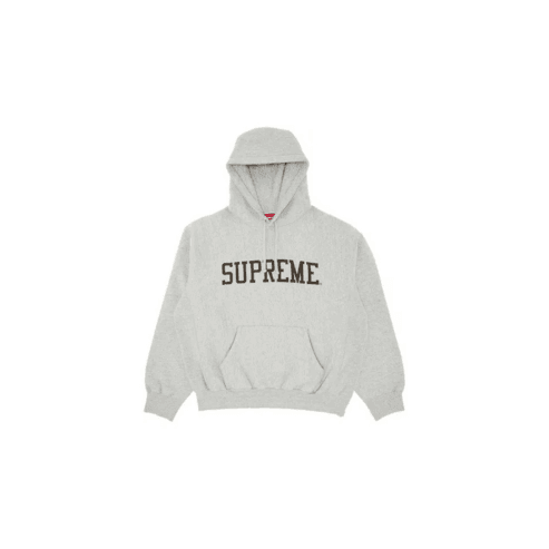 Supreme Hoodie Varsity Hooded Grey - Laceupclub
