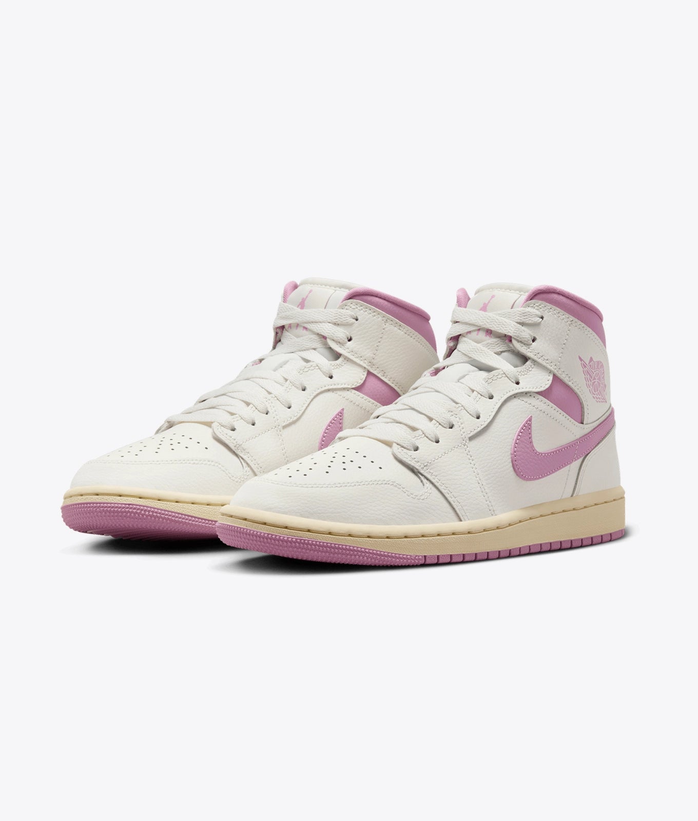 Air Jordan 1 Mid Sail Muslin Orchid