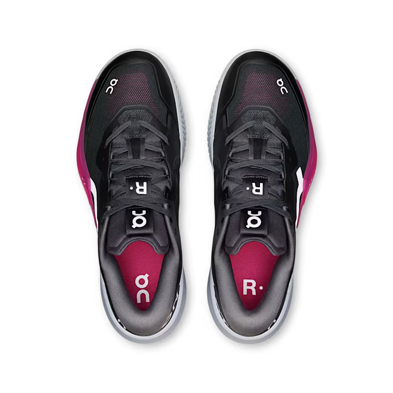 On THE ROGER Pro 3 Clay Men's Shoes - Black Pink