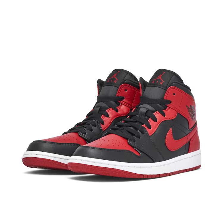 Air Jordan 1 Mid “Banned” – Black Gym Red
