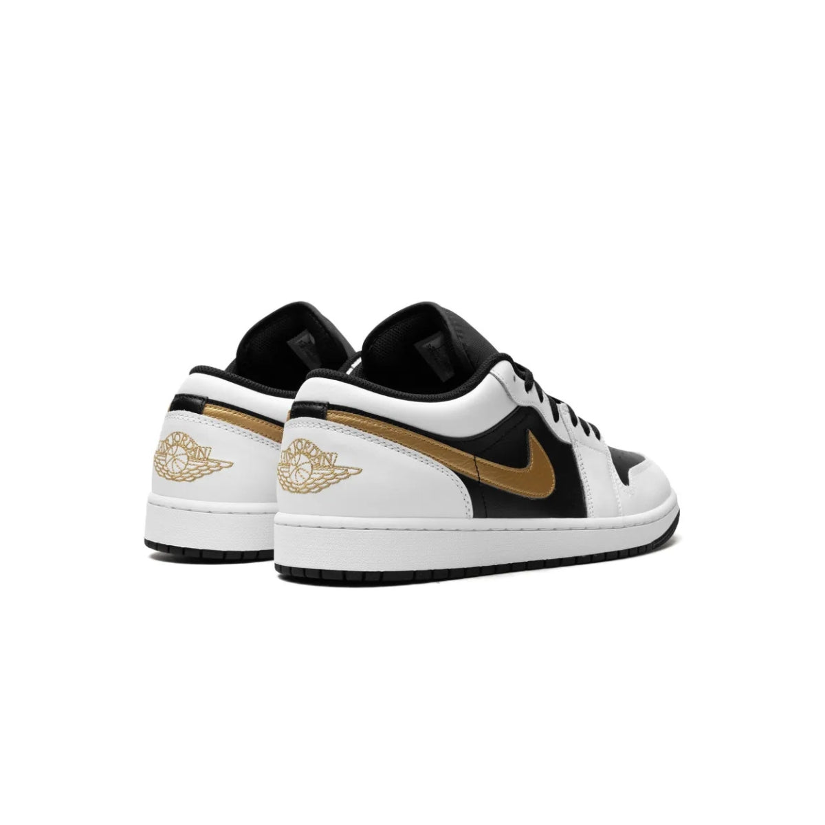Jordan 1 Low Gold Swoosh