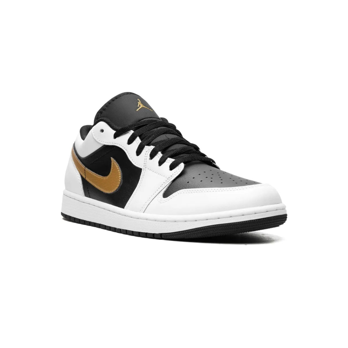 Jordan 1 Low Gold Swoosh