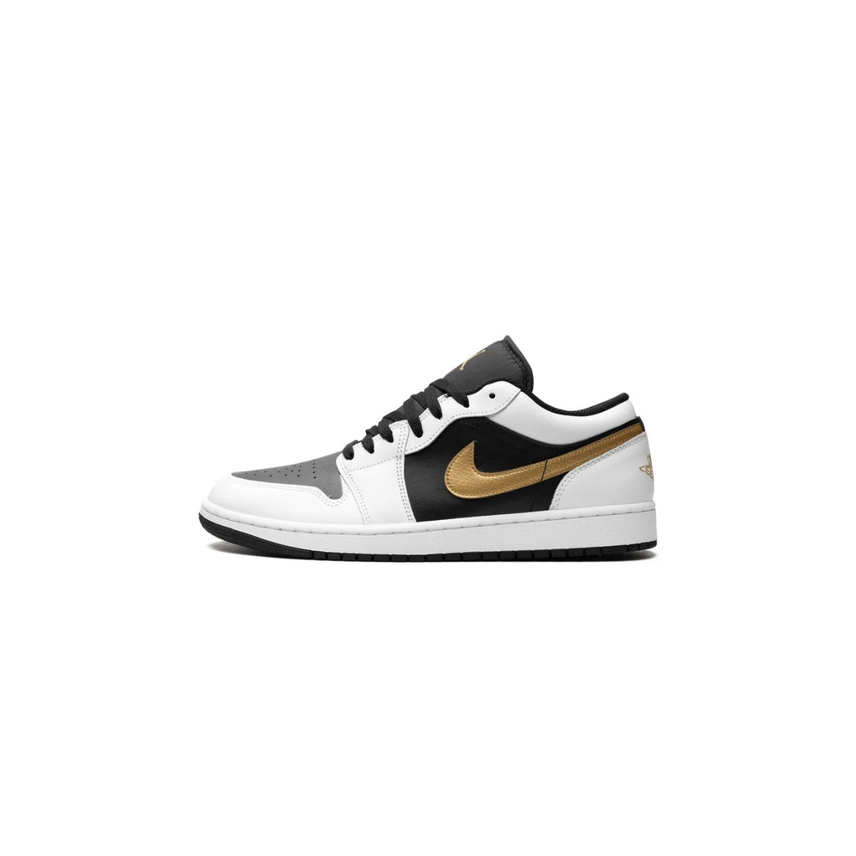 Jordan 1 Low Gold Swoosh