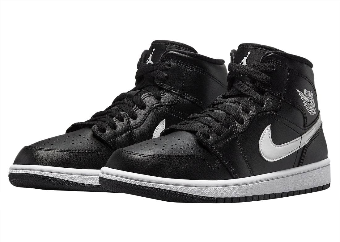 Jordan 1 Mid Black Panda - Laceupclub