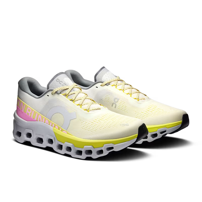 On Cloudmonster 2 – Ivory Lime (Unisex Running Shoes)