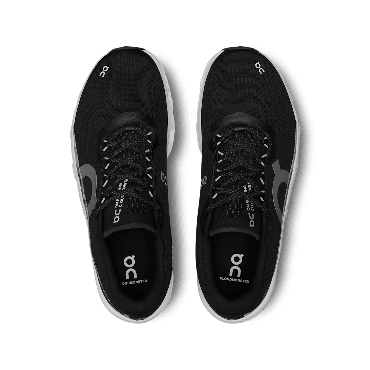 On Cloudmonster 2 White/Black - Laceupclub
