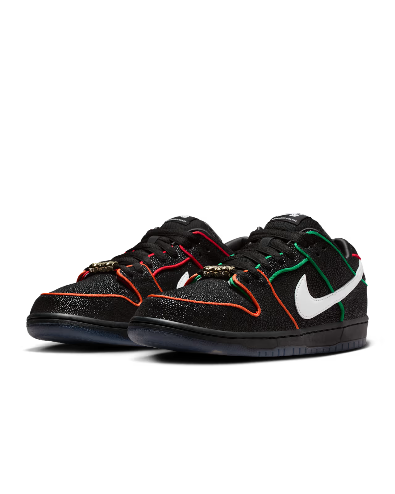 Nike SB Dunk Low Pro QS x Bronx Girls Skate – Black/Challenge Red (HV1664-001)