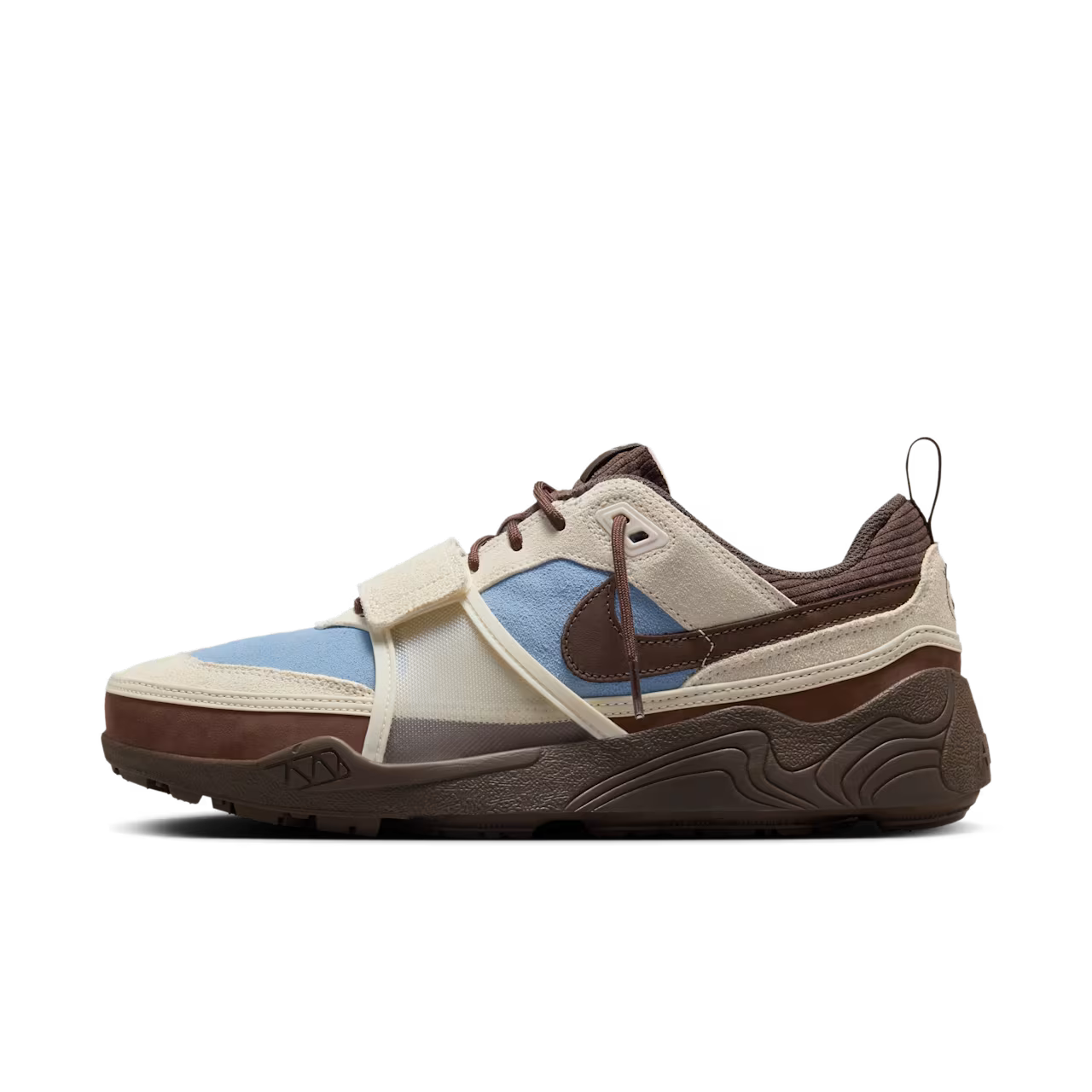Nike Travis Scott X Zoom Field Jaxx Pale Ivory and Leche Blue