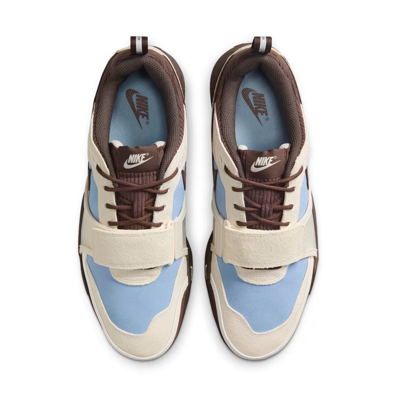 Nike Travis Scott X Zoom Field Jaxx Pale Ivory and Leche Blue