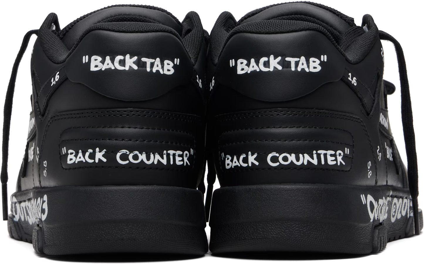 Off-White Vulcanized Low Sneakers – Black