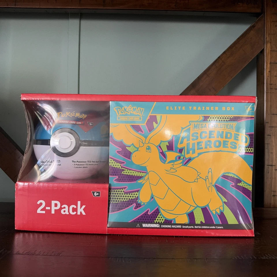 Pokémon TCG: Ascended Heroes ETB + Poké Ball Sam’s Club 2 Pack